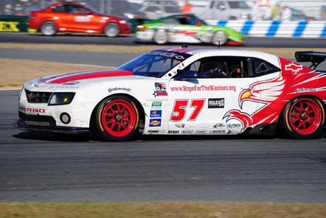 Ronnie Bremer skal dele denne Chevrolet Camaro GT.R racer fra Stevenson Motorsports med Robin Liddell og John Michael Edwards i 24-timers løbet på Daytona International Speedway til januar.
(Foto: Stevenson Motorsports)